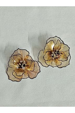 گوشواره جواهر مشکی زیرکن mos&more - کد 895223809
