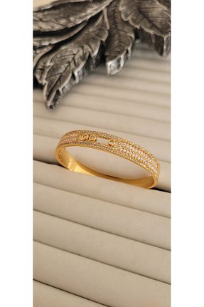 دستبند جواهر طلائی زنانه زیرکن YİĞİTKARANAKSESUAR - کد 895244700