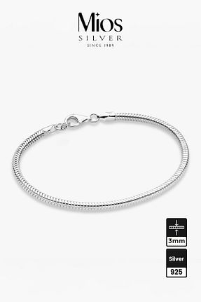 دستبند نقره زنانه 925 عیار Mios Silver - کد 895255976