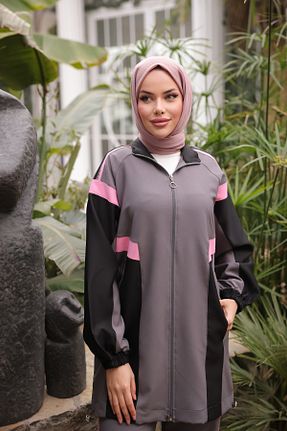 ست کرمکن اسپرت طوسی زنانه پلی استر MİMİ Luxury Wear - کد 896645236