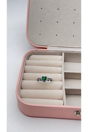 انگشتر استیل (فولاد) سبز زنانه استیل ضد زنگ lilith accesuary - کد 807989508
