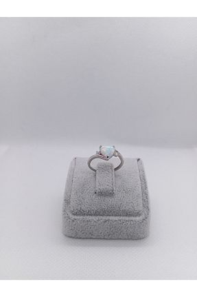 انگشتر نقره سفید زنانه عقیق Kjewelry - کد 895295084