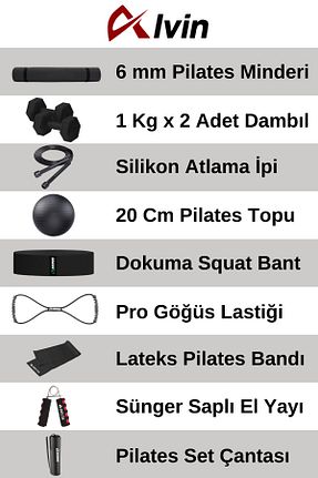 ست پیلاتس مشکی Elya Pilates - کد 862919198