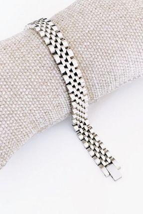 دستبند استیل (فولاد) طوسی زنانه استیل (فولاد) Kafdağı HOME - کد 895291913