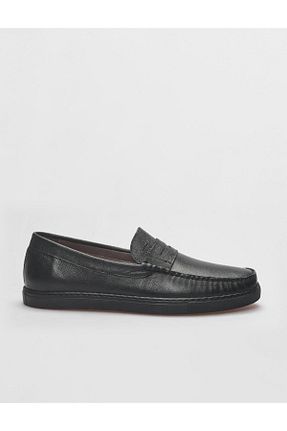 کفش کژوال مشکی مردانه چرم خالص Cabani - کد 2814883