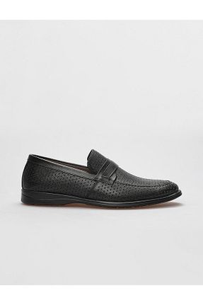 کفش کژوال مشکی مردانه چرم خالص Cabani - کد 796427519