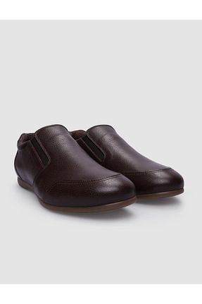 کفش کژوال قهوه ای مردانه چرم خالص Cabani - کد 843383811