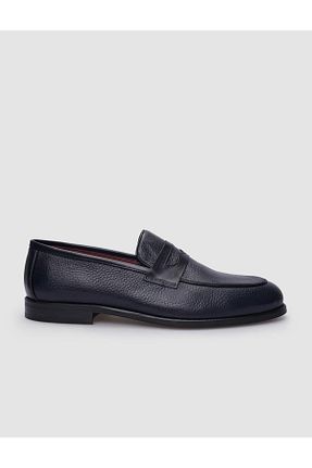 کفش کلاسیک سرمه ای مردانه چرم خالص Cabani - کد 832564053