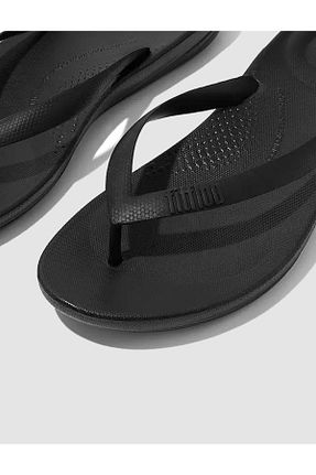 دمپائی مشکی مردانه چرم مصنوعی Fitflop - کد 829206521