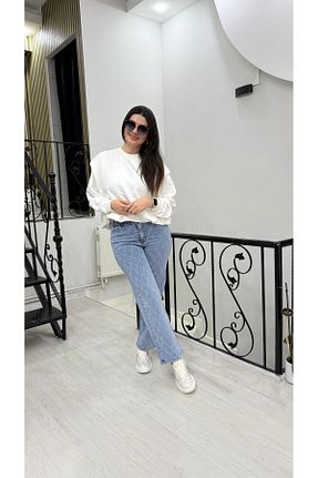 شلوار آبی زنانه جین Butik - کد 895426866