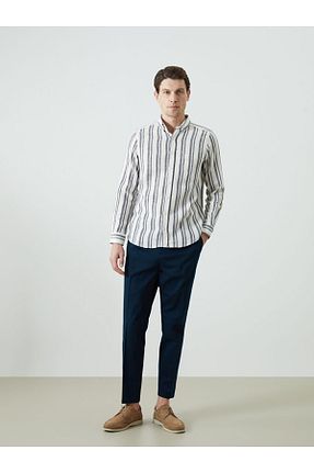 پیراهن سرمه ای مردانه رگولار LC Waikiki - کد 895420890