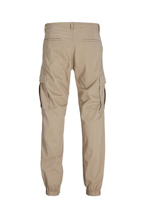 شلوار بژ مردانه مخلوط پلی استر Jack & Jones - کد 895477175