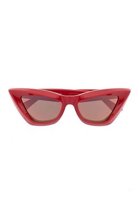 عینک آفتابی قرمز زنانه UV400 Bottega Veneta - کد 248692810
