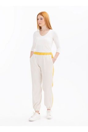 شلوار بژ زنانه پارچه SEÇİL - کد 846202903