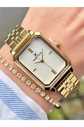 ساعت مچی زرد زنانه 31-35 میلی متر Daniel Klein - کد 897252434