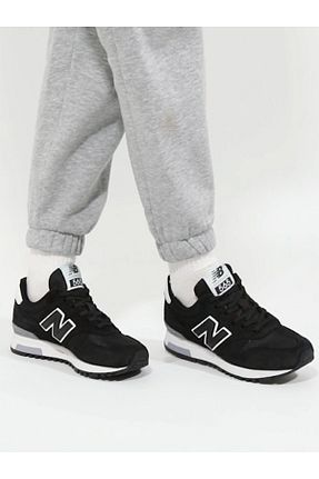 کفش اسنیکر مشکی مردانه بند دار New Balance - کد 717758014