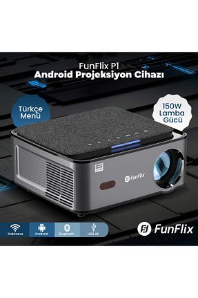 پروژکتور طوسی 4K FunFlix - کد 895571517