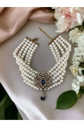 گردنبند مروارید آبی FAYRA ACCESSORIES - کد 895587641