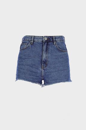 شلوارک و برمودا آبی زنانه پارچه CROSS JEANS - کد 895609859