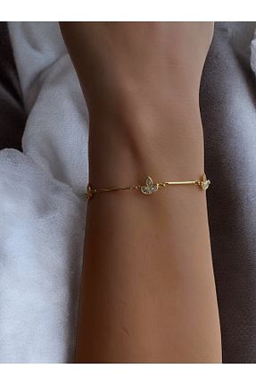 دستبند نقره زرد زنانه 925 عیار Vigens Mulier - کد 895608974