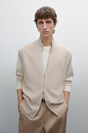 جلیقه بژ مردانه رگولار Massimo Dutti - کد 896987886