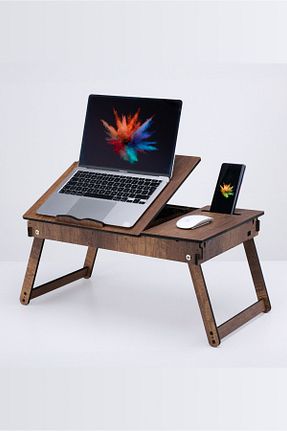 پایه لپ تاپ قهوه ای 29 cm Vigo Wood - کد 778290001
