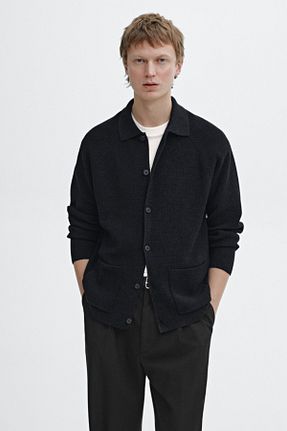 رویه سرمه ای مردانه پنبه ای Massimo Dutti - کد 895629249