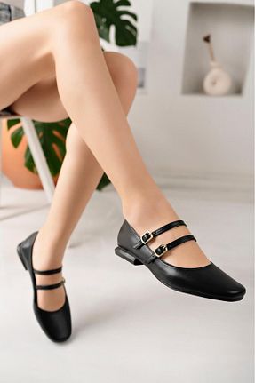 بابت مشکی زنانه چرم مصنوعی KayguShoes - کد 895620862