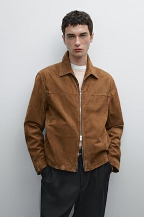 کت زرد مردانه رگولار Massimo Dutti - کد 895638397