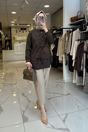 تونیک قهوه ای Relaxed Vosse - کد 895668056