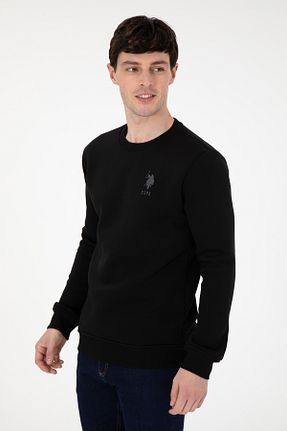 سوئیشرت مشکی مردانه ساده U.S. Polo Assn. - کد 895667902