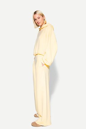 شلوار زرد زنانه پلی استر Bershka - کد 895672491