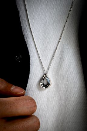 گردنبند نقره سفید زنانه 925 عیار Ebrar Silver - کد 895675997