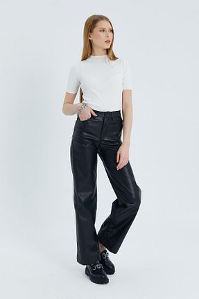 شلوار مشکی زنانه بافتنی Shopping Shop - کد 895673894