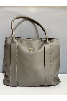 کیف دوشی طوسی زنانه چرم مصنوعی shop - کد 895687888