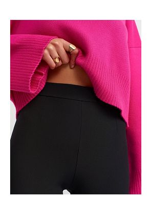 ساق شلواری مشکی زنانه بافتنی LA TINY - کد 895672334
