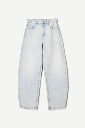 شلوار جین آبی زنانه رگولار Bershka - کد 895672363