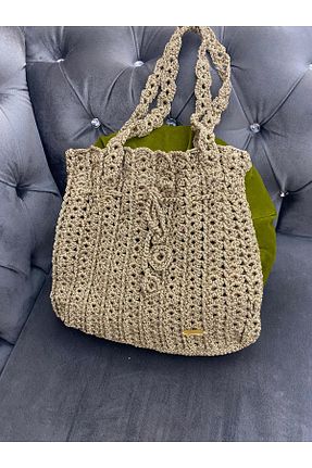 کیف دستی طوسی زنانه ابعاد بزرگ SOFT - کد 897054104