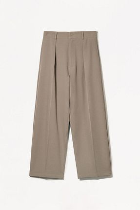 شلوار بژ مردانه پلی استر Bershka - کد 896248054