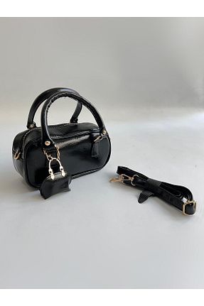 کیف دوشی مشکی زنانه چرم مصنوعی Mia Collection - کد 895711270