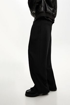 شلوار مشکی مردانه پلی استر Bershka - کد 896247971