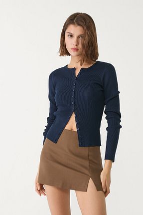 دامن قهوه ای زنانه پلی استر Stradivarius - کد 895693916