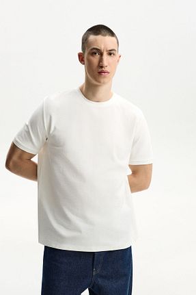 تیشرت نباتی مردانه رگولار Bershka - کد 895601526