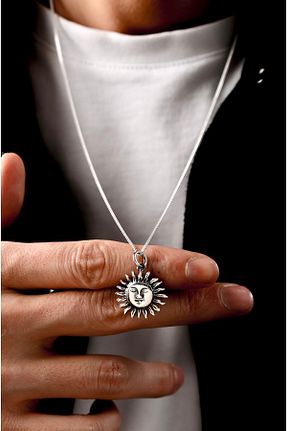گردنبند نقره سفید زنانه 925 عیار Ebrar Silver - کد 895723682