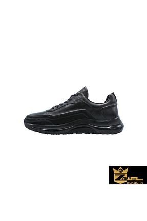 کفش کژوال مشکی مردانه چرم خالص Zaim Kundura - کد 895777548