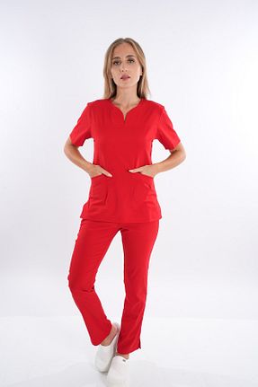 لباس ایمنی کار قرمز Nur Medikal Giyim - کد 897062505