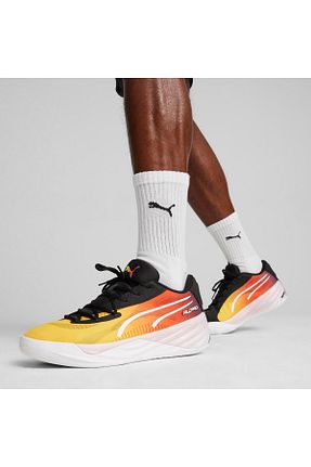 کفش اسنیکر زرد مردانه بند دار Puma - کد 865659850