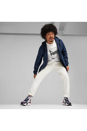 کفش اسنیکر آبی مردانه بند دار Puma - کد 798323377