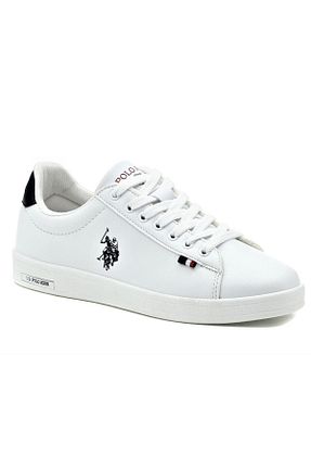 کفش اسنیکر سفید زنانه بند دار U.S. Polo Assn. - کد 904223951