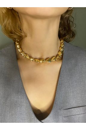 گردنبند استیل ( فولاد ) بژ زنانه استیل (فولاد) Acra Jewelry - کد 895787259